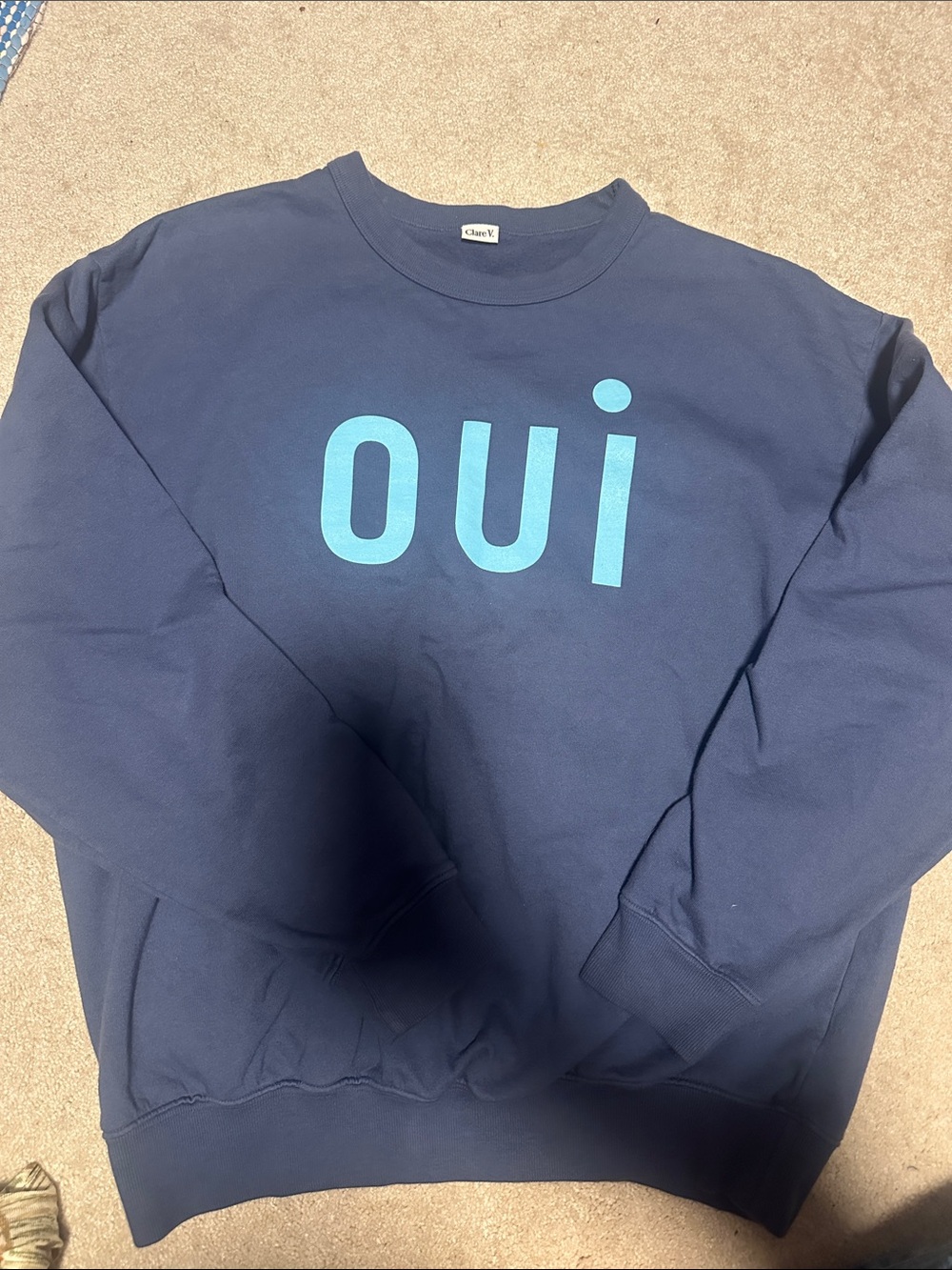 Clare V OUI sweatshirt